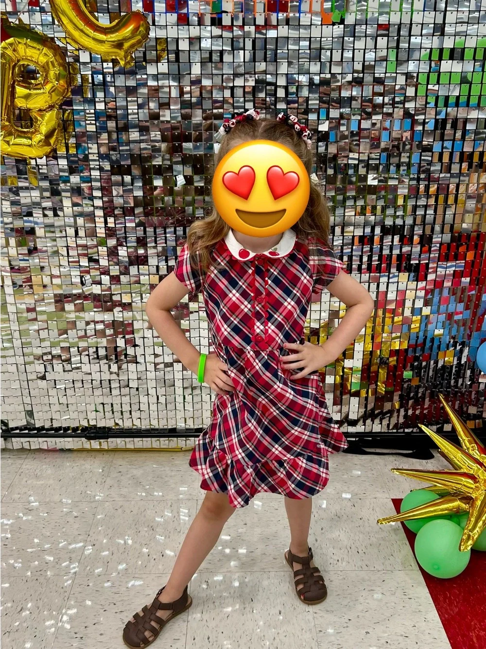Gymboree Apple Plaid Back-to-School Outfit Size 5T Complete Set